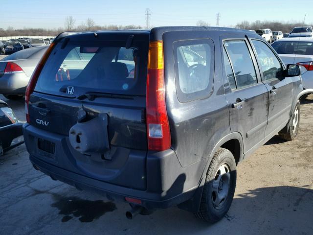 SHSRD78494U202492 - 2004 HONDA CR-V LX BLACK photo 4