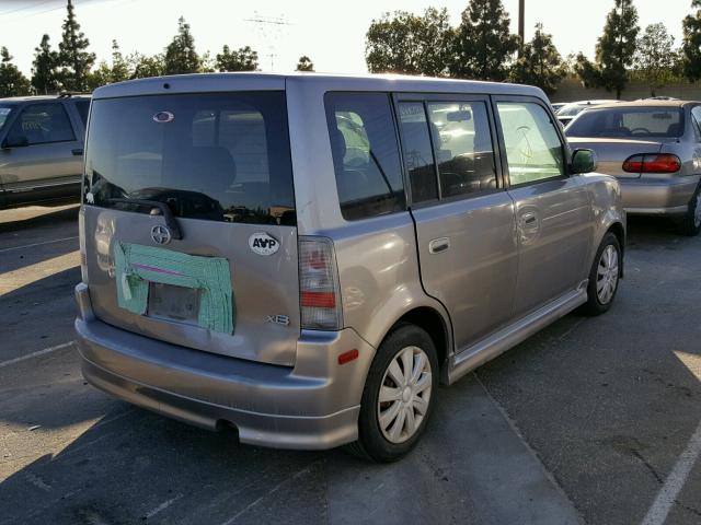 JTLKT324X54017247 - 2005 TOYOTA SCION XB GRAY photo 4