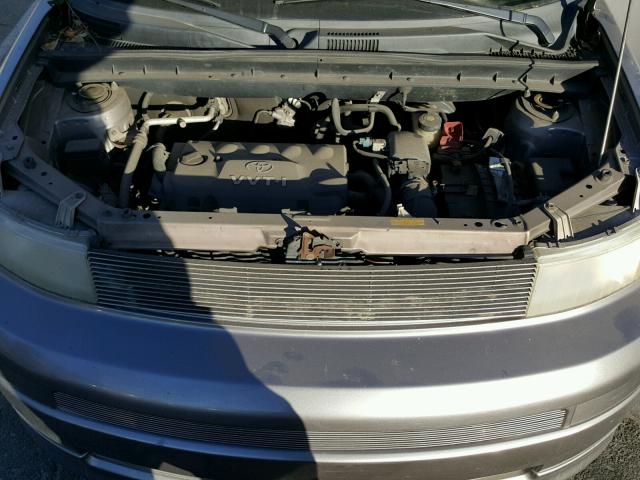 JTLKT324X54017247 - 2005 TOYOTA SCION XB GRAY photo 7