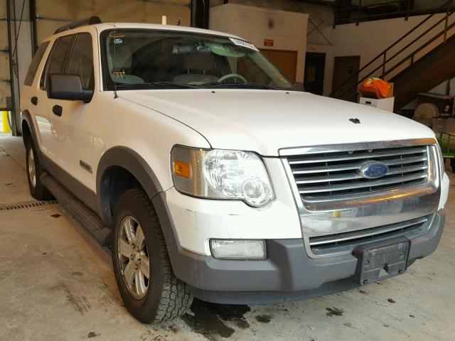 1FMEU73866UA80518 - 2006 FORD EXPLORER X WHITE photo 1