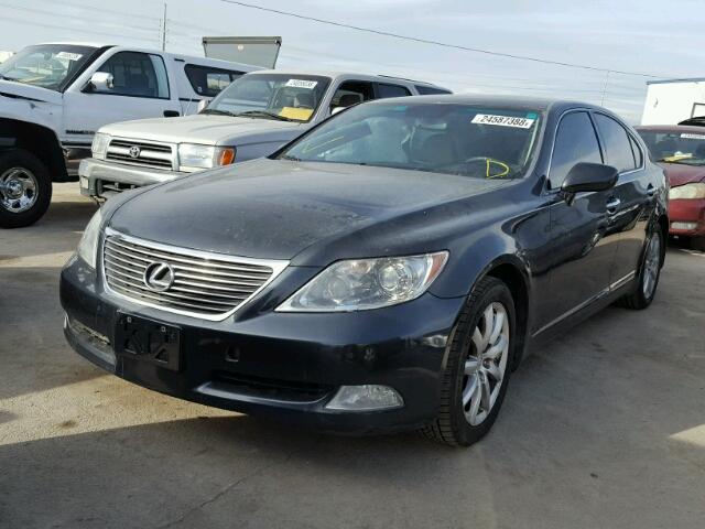 JTHBL46F075021591 - 2007 LEXUS LS 460 GRAY photo 2