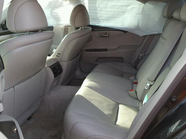 JTHBL46F075021591 - 2007 LEXUS LS 460 GRAY photo 6