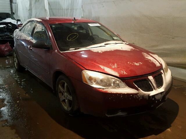 1G2ZH57N394101364 - 2009 PONTIAC G6 GT MAROON photo 1