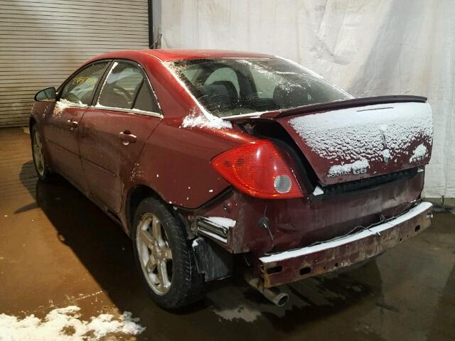 1G2ZH57N394101364 - 2009 PONTIAC G6 GT MAROON photo 3