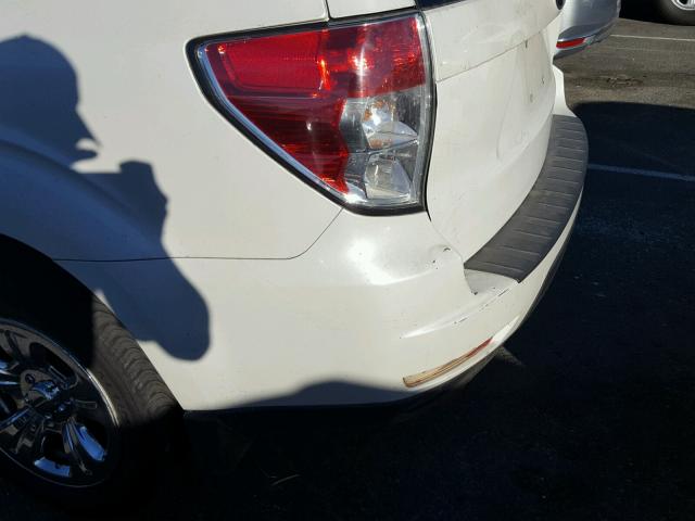 JF2SH63659H703422 - 2009 SUBARU FORESTER 2 WHITE photo 9