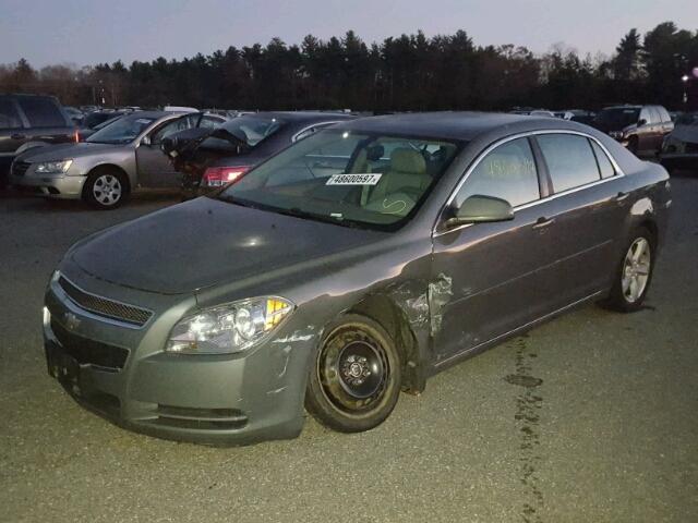 1G1ZJ57B99F121606 - 2009 CHEVROLET MALIBU 2LT GRAY photo 2