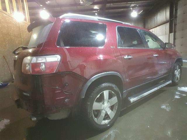 1GKEV33D79J119375 - 2009 GMC ACADIA SLT წითელი ფოტო 4