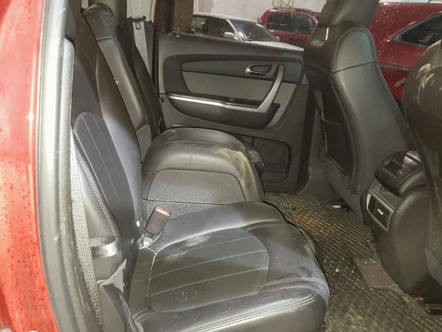 1GKEV33D79J119375 - 2009 GMC ACADIA SLT წითელი ფოტო 6