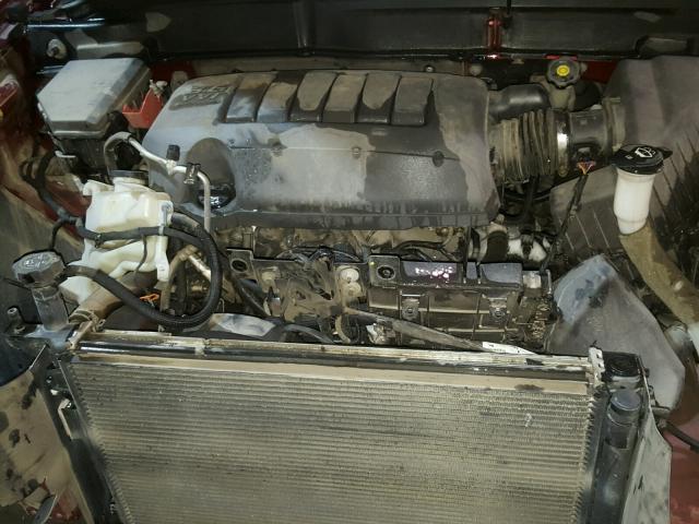 1GKEV33D79J119375 - 2009 GMC ACADIA SLT წითელი ფოტო 7