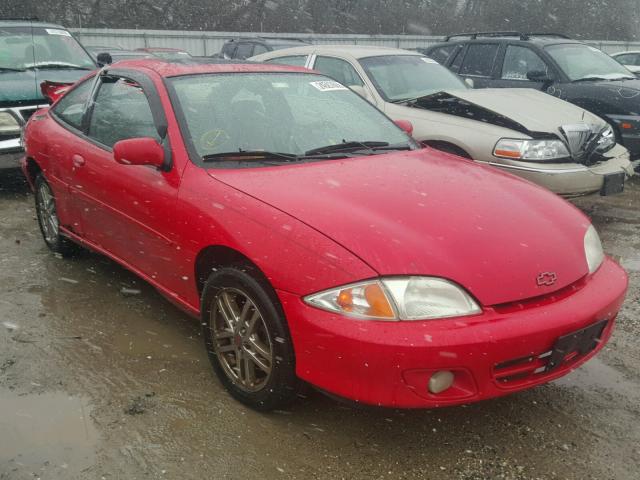 1G1JH12F027329028 - 2002 CHEVROLET CAVALIER L RED photo 1