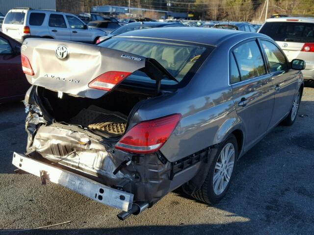 4T1BK36B37U210944 - 2007 TOYOTA AVALON XL GRAY photo 4