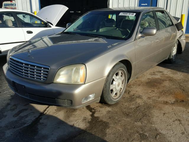 1G6KD54Y43U124721 - 2003 CADILLAC DEVILLE GRAY photo 2