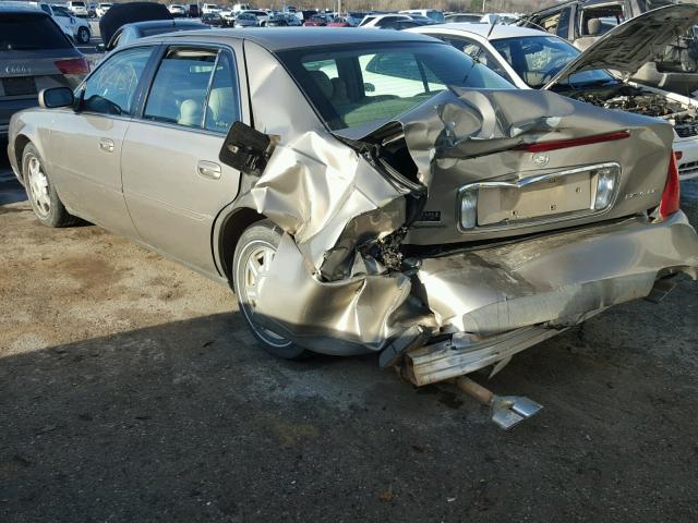 1G6KD54Y43U124721 - 2003 CADILLAC DEVILLE GRAY photo 3