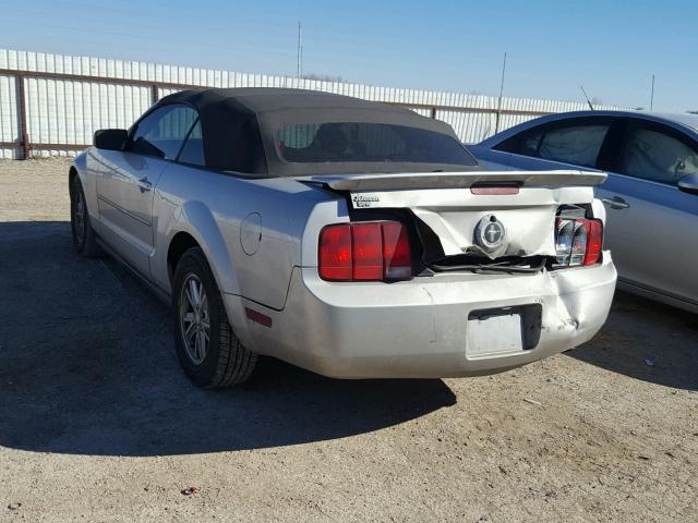 1ZVHT84N885144342 - 2008 FORD MUSTANG SILVER photo 3