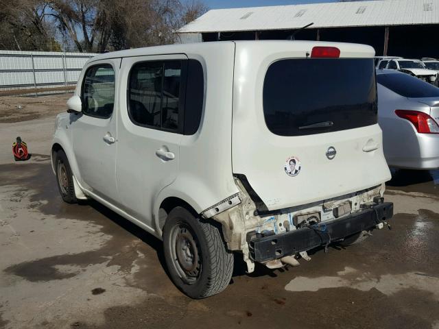 JN8AZ28R99T131534 - 2009 NISSAN CUBE BASE WHITE photo 3