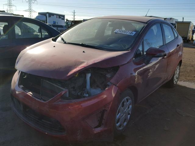 3FADP4BJ5DM136577 - 2013 FORD FIESTA SE RED photo 2