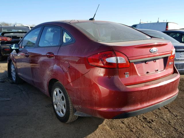 3FADP4BJ5DM136577 - 2013 FORD FIESTA SE RED photo 3