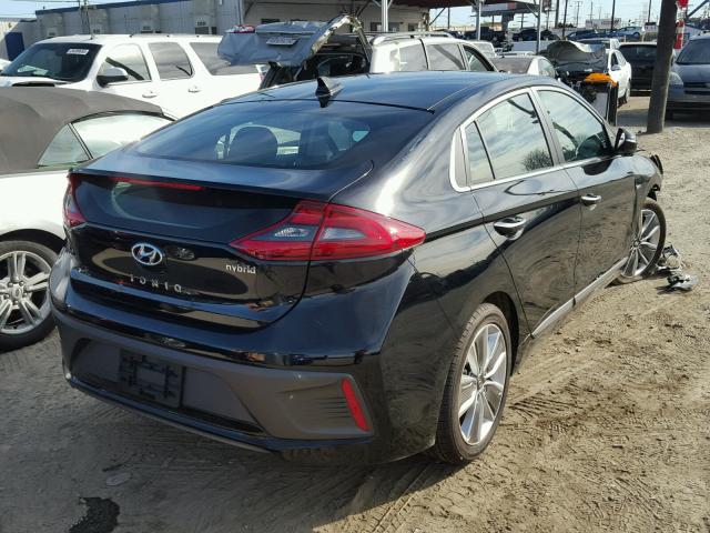 KMHC85LC9HU049366 - 2017 HYUNDAI IONIQ LIMI BLACK photo 4