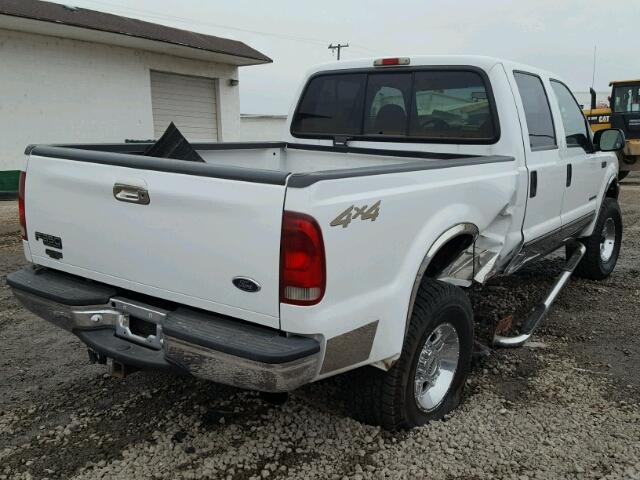 1FTSW31F5YEC84140 - 2000 FORD F350 SRW S WHITE photo 4