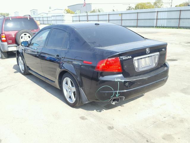 19UUA66256A051458 - 2006 ACURA 3.2TL BLACK photo 3