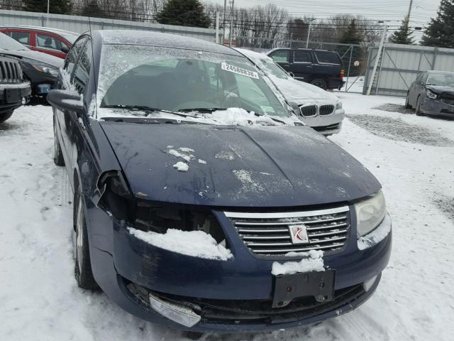 1G8AL55F27Z133011 - 2007 SATURN ION LEVEL BLUE photo 1