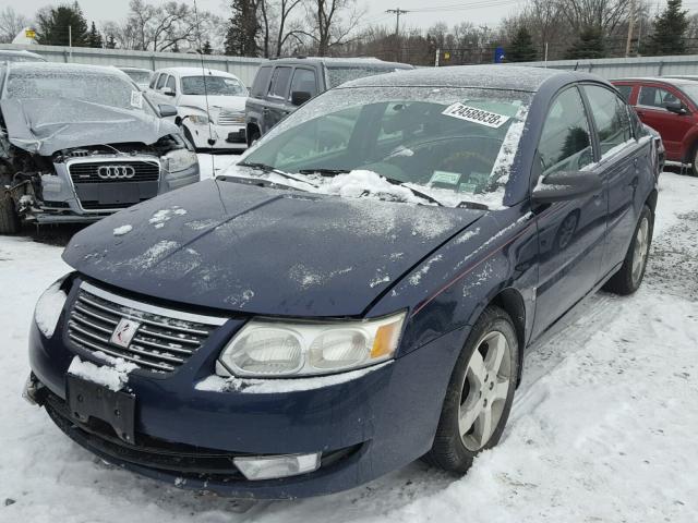 1G8AL55F27Z133011 - 2007 SATURN ION LEVEL BLUE photo 2