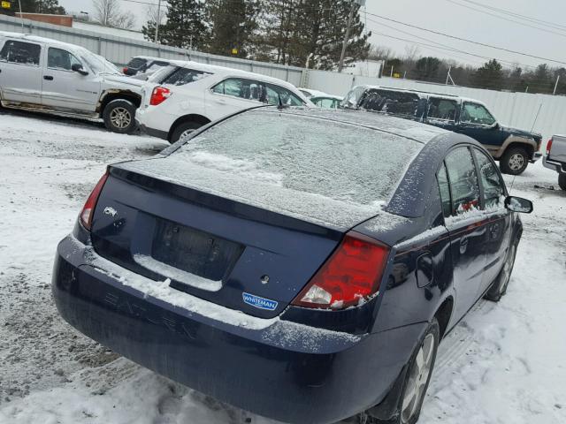 1G8AL55F27Z133011 - 2007 SATURN ION LEVEL BLUE photo 4