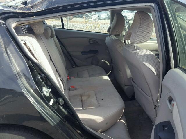 JHMZE2H72AS023919 - 2010 HONDA INSIGHT EX BLACK photo 6