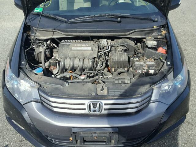 JHMZE2H72AS023919 - 2010 HONDA INSIGHT EX BLACK photo 7