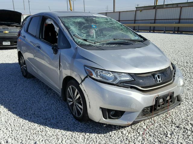 3HGGK5H86FM722127 - 2015 HONDA FIT EX GRAY photo 1