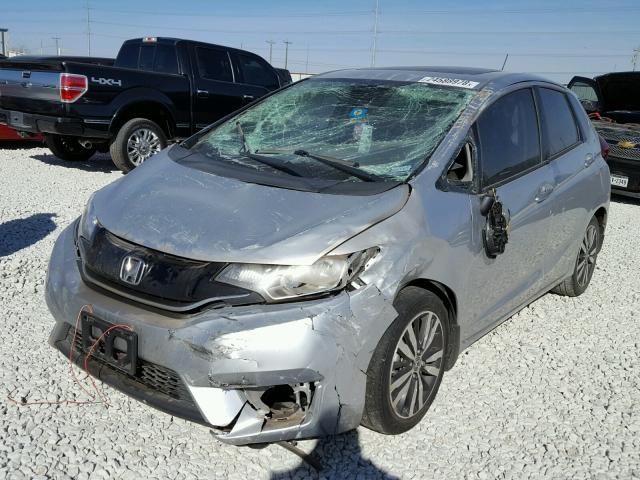 3HGGK5H86FM722127 - 2015 HONDA FIT EX GRAY photo 2