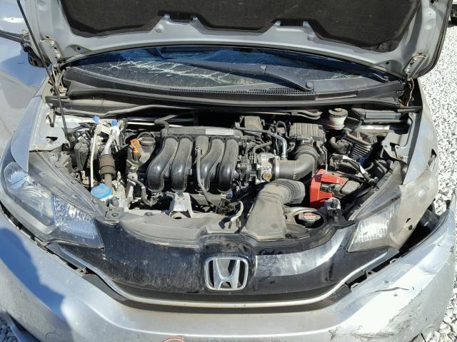 3HGGK5H86FM722127 - 2015 HONDA FIT EX GRAY photo 7