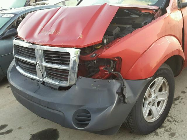 1D8HD38K57F503353 - 2007 DODGE DURANGO SX RED photo 9