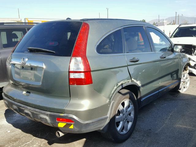 JHLRE48567C103113 - 2007 HONDA CR-V EX GREEN photo 4