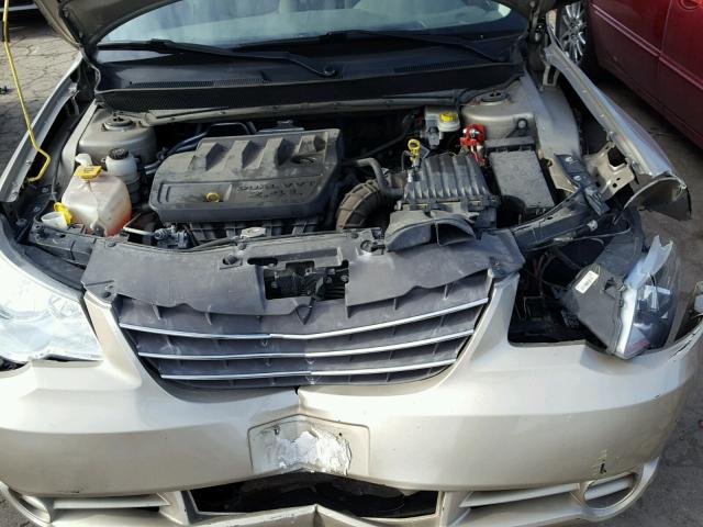 1C3LC46K88N111970 - 2008 CHRYSLER SEBRING LX TAN photo 7