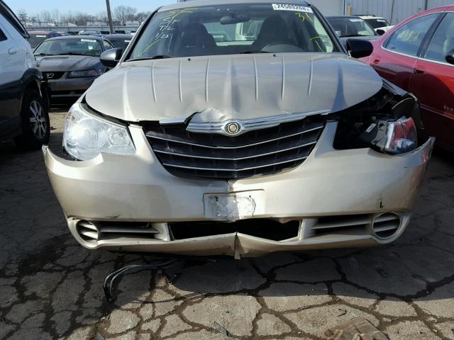 1C3LC46K88N111970 - 2008 CHRYSLER SEBRING LX TAN photo 9