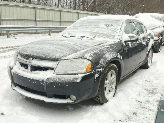 1B3LC56K08N228946 - 2008 DODGE AVENGER SX BLACK photo 2