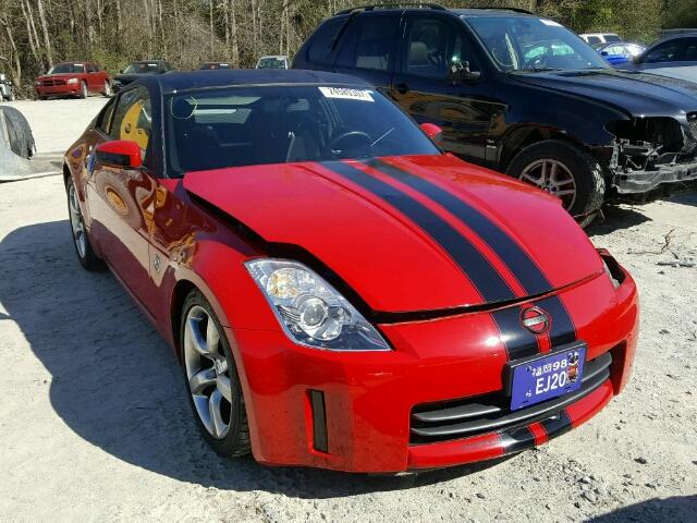 JN1AZ34D86M300091 - 2006 NISSAN 350Z COUPE RED photo 1