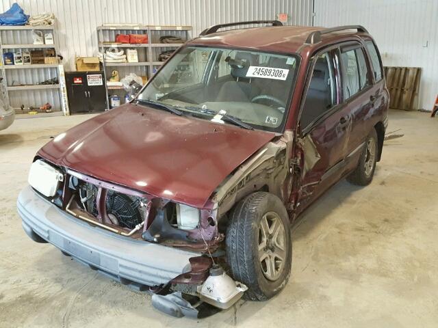 2CNBJ13C436906810 - 2003 CHEVROLET TRACKER RED photo 2