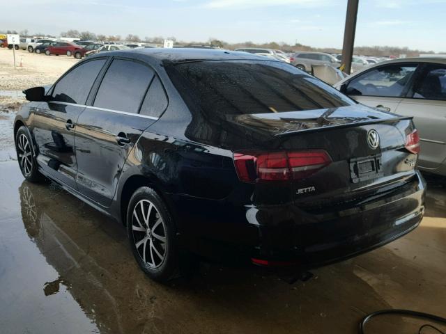 3VW2B7AJ9HM268991 - 2017 VOLKSWAGEN JETTA S 黑色 照片 3