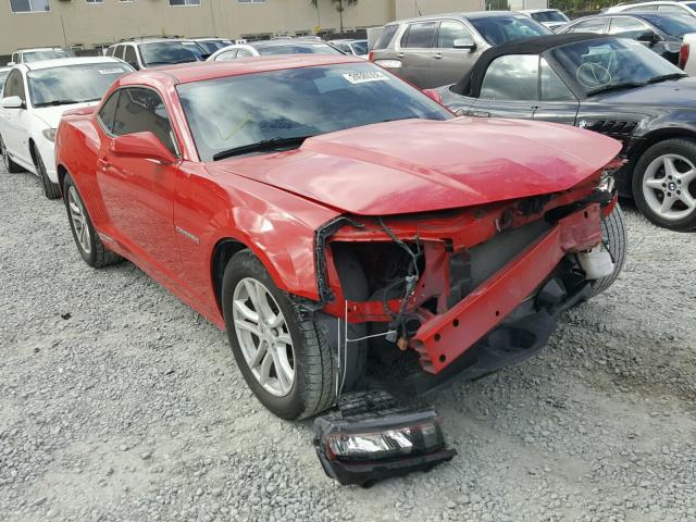 2G1FA1E39F9307139 - 2015 CHEVROLET CAMARO LS RED photo 1