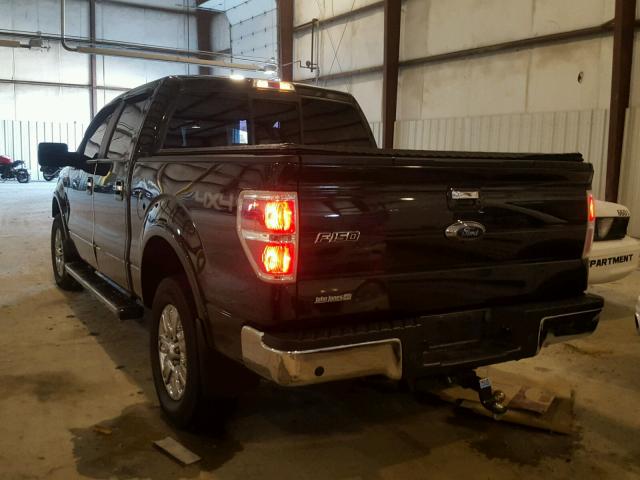 1FTFW1E60BFA80315 - 2011 FORD F150 SUPER BLACK photo 3