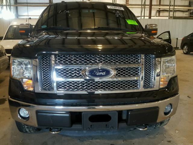 1FTFW1E60BFA80315 - 2011 FORD F150 SUPER BLACK photo 9