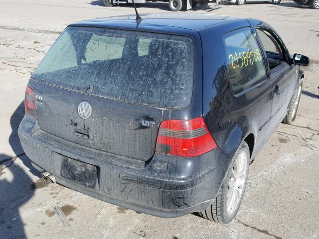 9BWDE61J654019719 - 2005 VOLKSWAGEN GTI BLACK photo 4