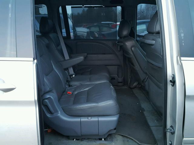 5FNRL38716B451269 - 2006 HONDA ODYSSEY EX SILVER photo 6