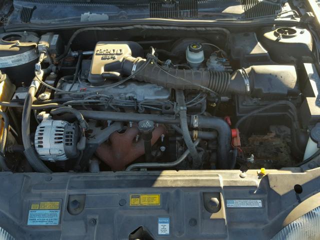 1G1JC1241W7181555 - 1998 CHEVROLET CAVALIER B BLACK photo 7