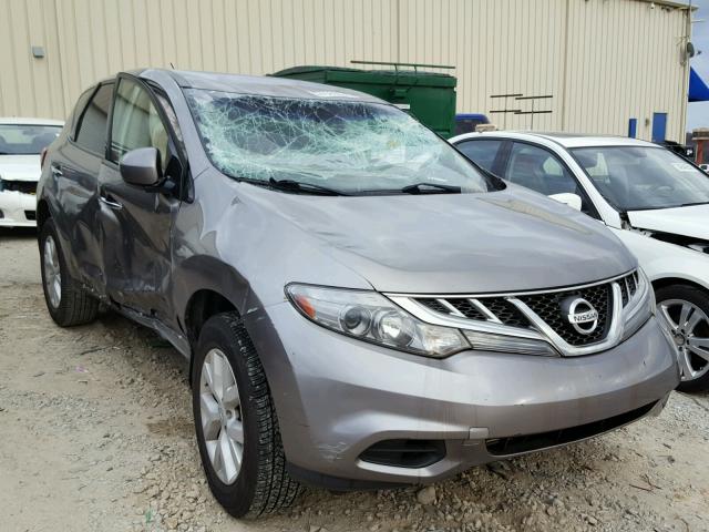 JN8AZ1MU6CW104494 - 2012 NISSAN MURANO S GRAY photo 1