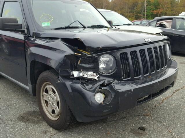 1J4NT1GB5AD624701 - 2010 JEEP PATRIOT SP BLACK photo 9