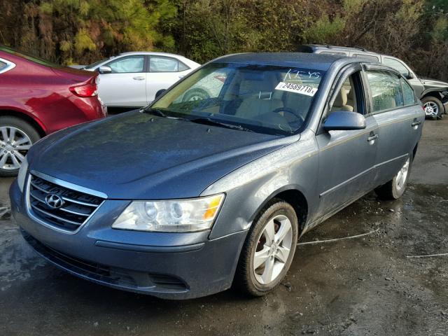 5NPET46C69H511220 - 2009 HYUNDAI SONATA GLS GRAY photo 2