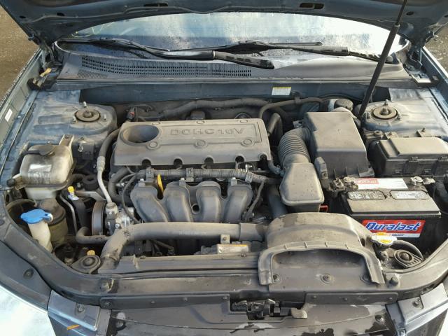 5NPET46C69H511220 - 2009 HYUNDAI SONATA GLS GRAY photo 7